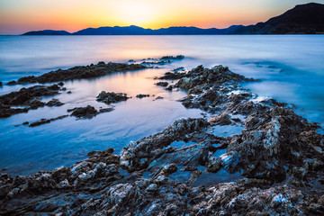 Sunset long exposure