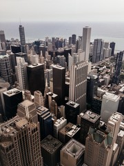 Chicago Skyscrapers from Above