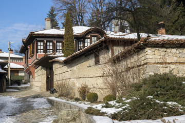Fototapeta na wymiar Todor Kableshkov House Museum in historical town of Koprivshtitsa, Sofia Region, Bulgaria