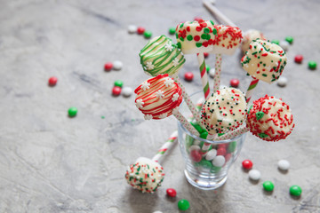Marshmallow cakepops pops sweet dessert for Christmas party