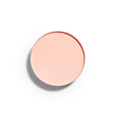 Beige eye shadow isolated on white background