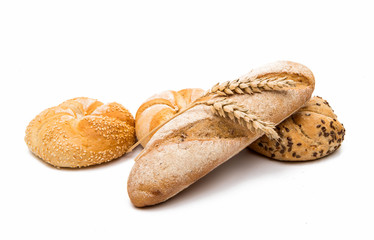 French bun isolated
