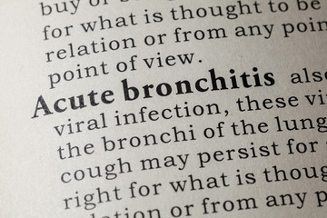 definition of Acute bronchitis