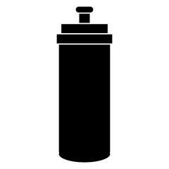 bottle gym isolated icon vector illustration design