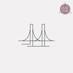 bridge line icon