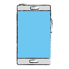 smartphone device isolated icon vector illustration design