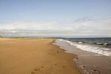 View of Coastline along Beach