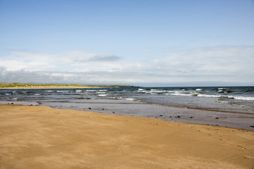 View of Coastline along Beach