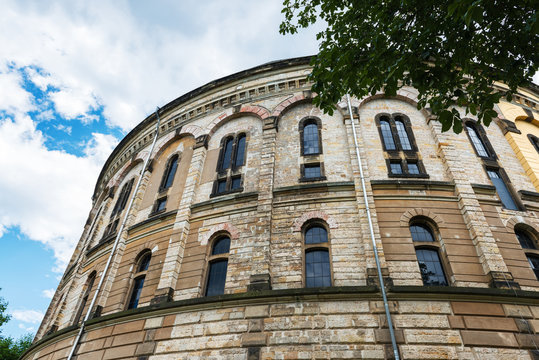 Old gasometer in Dresden