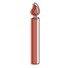 candle birthday on design