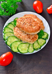 patties of fish pike