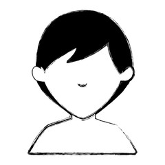 young man shirtless avatar character vector illustration design