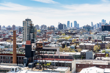 Birds eye view of Brooklyn