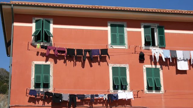 Scogliera in Liguria