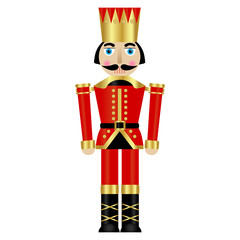 Vector illustration of a nutcracker