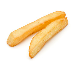French Fried Potatoes isolated on white background