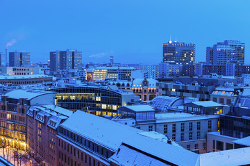 Aerial panorama of Berlin