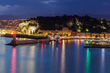Nice War panorama at night