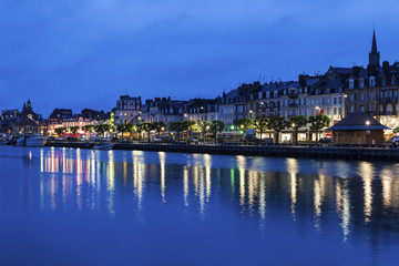 Fototapeta na wymiar Panorama of Trouville-sur-Mer