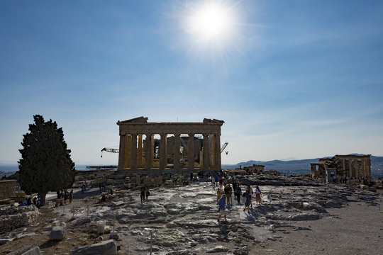 backside of parthenon