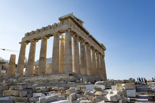 parthenon in acropolis