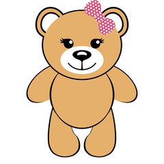 Toy bear girl