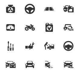 Auto icons set