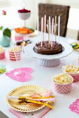 Dessert table at party
