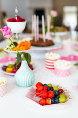 Dessert table at party