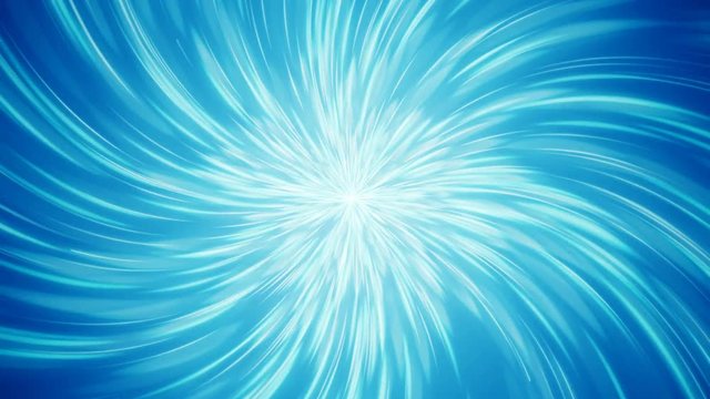 Twirling Snow-White Radial Motion Lines - Seamlessly Looping Background