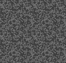 Seamless polygonal background made of overlay hexagons in shades of grey - greyscale