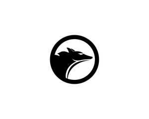 wolf logo template