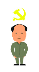 Mao Zedong Cartoon Character 