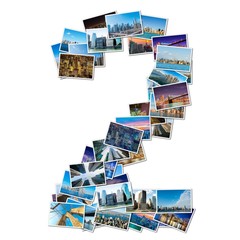 Number made of new york photos