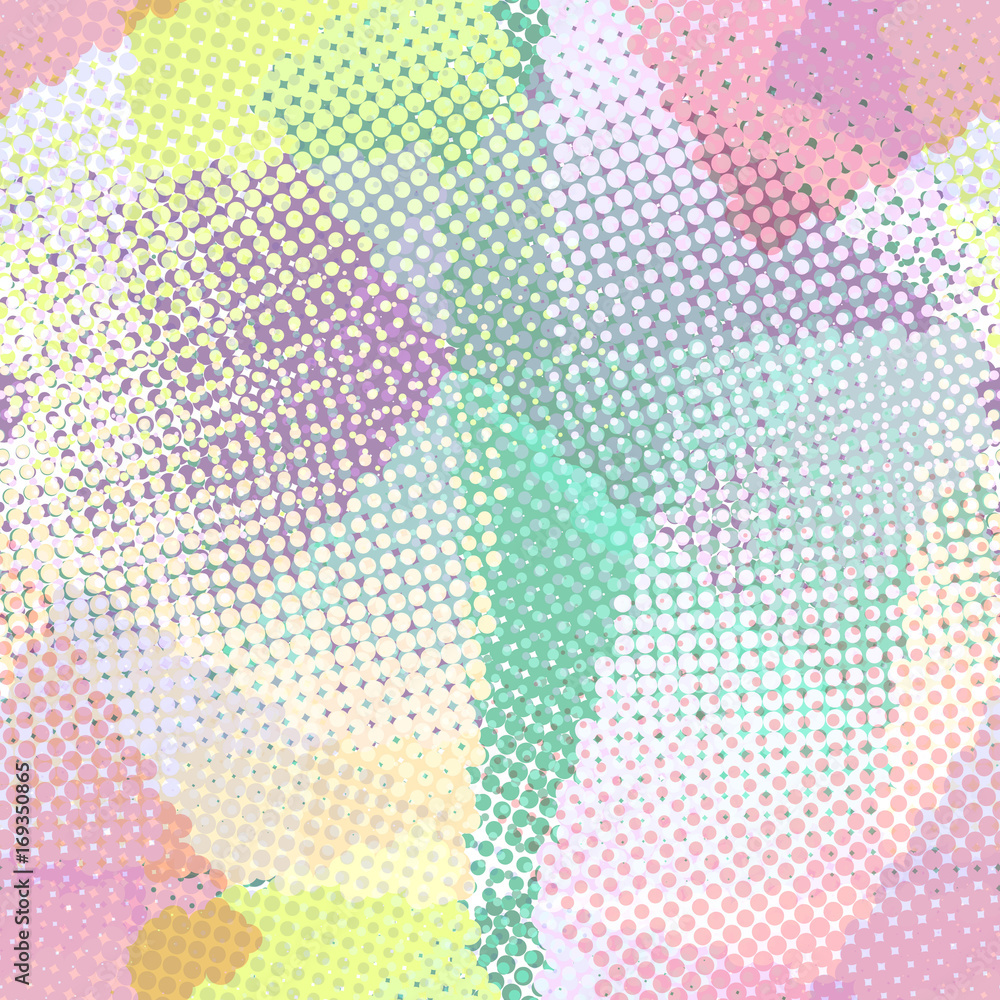 Aufkleber background colorful halftone gradient vector. seamless pattern. vector backround with colorful halft