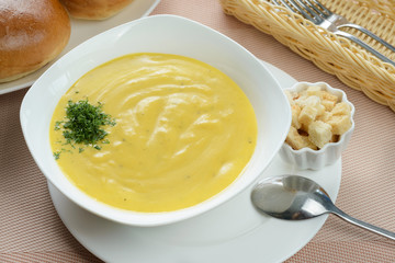 Corn cream soup