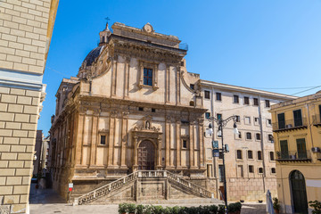 Fototapeta na wymiar Church Santa Caterina in Palermo