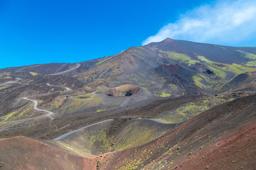Volcano Etna in Sicily, Italy