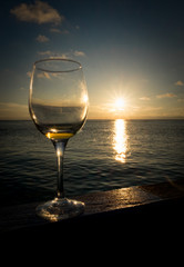 Glass and sea
