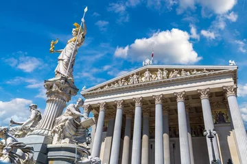 Fotobehang Austrian Parliament in Vienna © Sergii Figurnyi