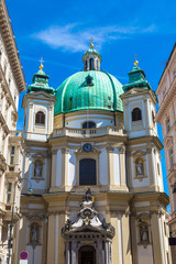 Fototapeta na wymiar St. Peter Church in Vienna, Austria