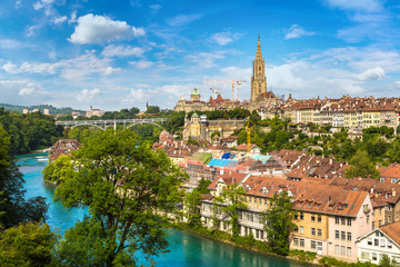 Bern and Berner Munster cathedral