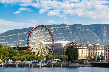 Ferris wheel in Geneva