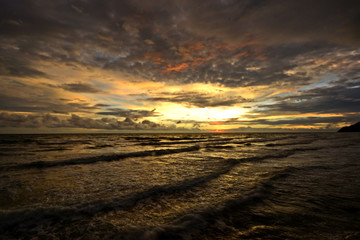 Sunset. Beautiful sunset Black Sea. Painting Sea sunset. The sea at sunset. Amazing sea sunset. Sunset sea waves.