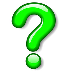question mark green icon