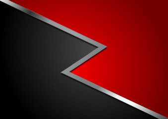 Corporate abstract red and black background