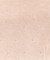 Beige linen with geometric pattern
