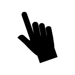 hand human index icon vector illustration design