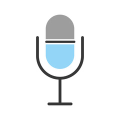 microphone audio isolated icon vector illustration design