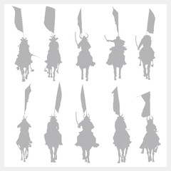 騎馬武者・シルエット（Samurai）